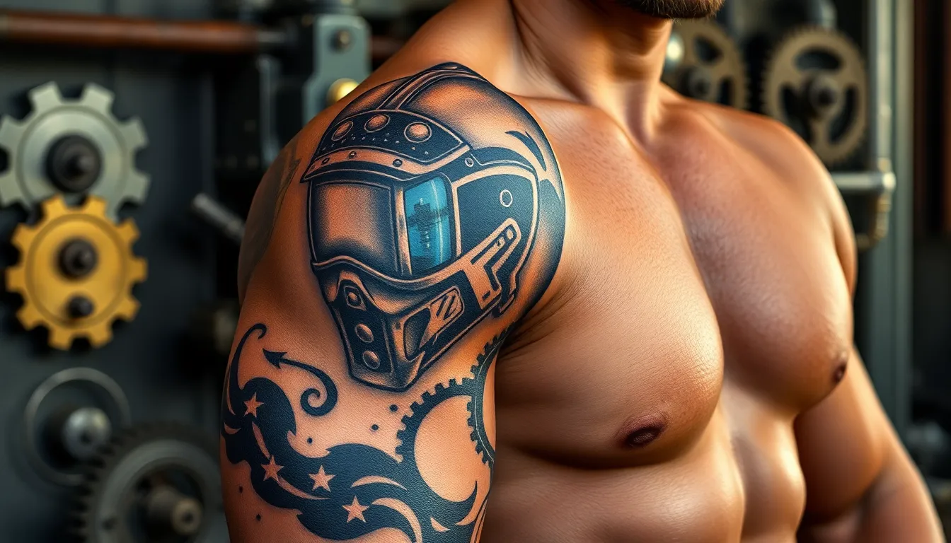 50+ Bold Welding Tattoo Ideas for Men: From Classic Tools to Full Sleeves 5