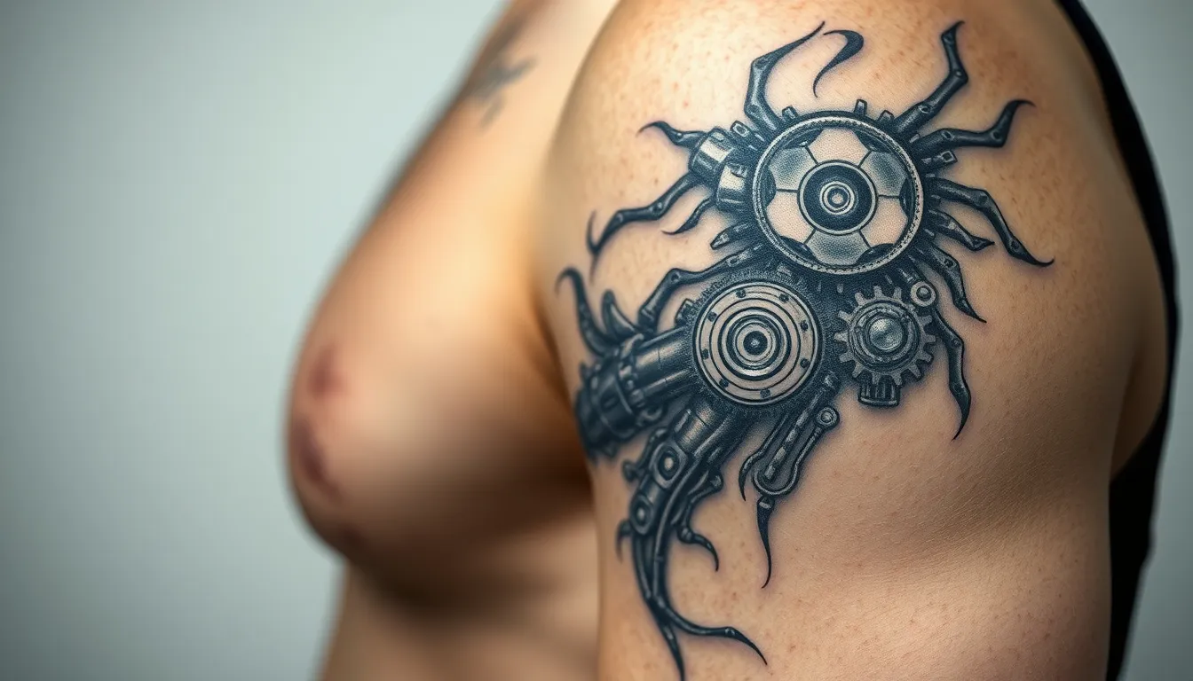 50+ Stunning Bio Tattoo Designs for Men: Futuristic Body Art Ideas & Placement Tips 8 50+ Stunning Bio Tattoo Designs for Men: Futuristic Body Art Ideas & Placement Tips 7