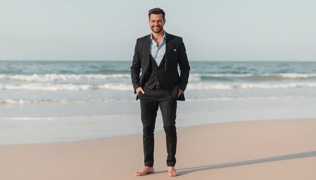 Black Suit for Men Wedding: Complete Style Guide to Look Perfect on Your Big Day 8 Black Suit for Men Wedding: Complete Style Guide to Look Perfect on Your Big Day 7