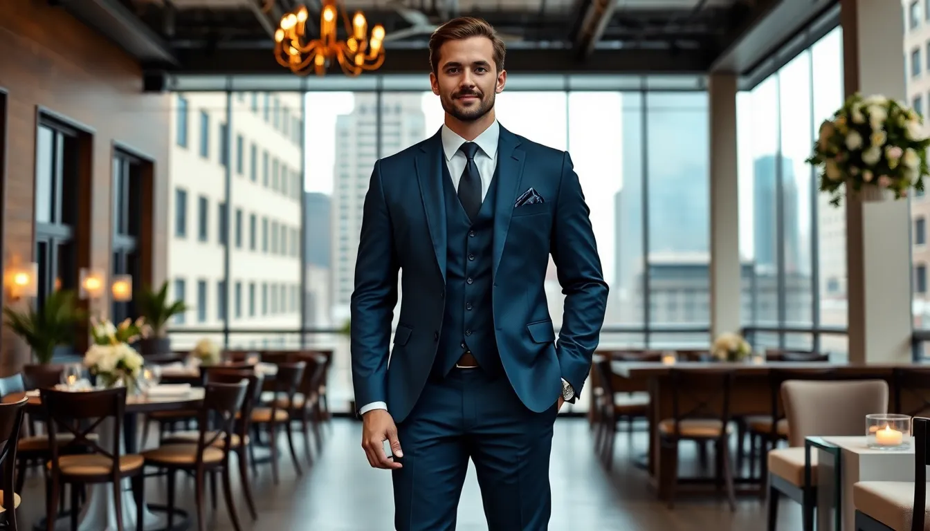 Best Blue Suits for Men Wedding: Navy, Royal & Light Blue Guide 2025 8 Best Blue Suits for Men Wedding: Navy, Royal & Light Blue Guide 2025 7