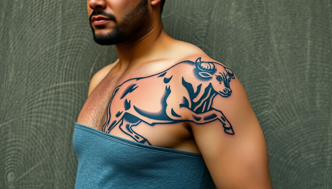 Bull Tattoo Designs for Men: 50+ Powerful Ideas & Symbolic Meanings 7