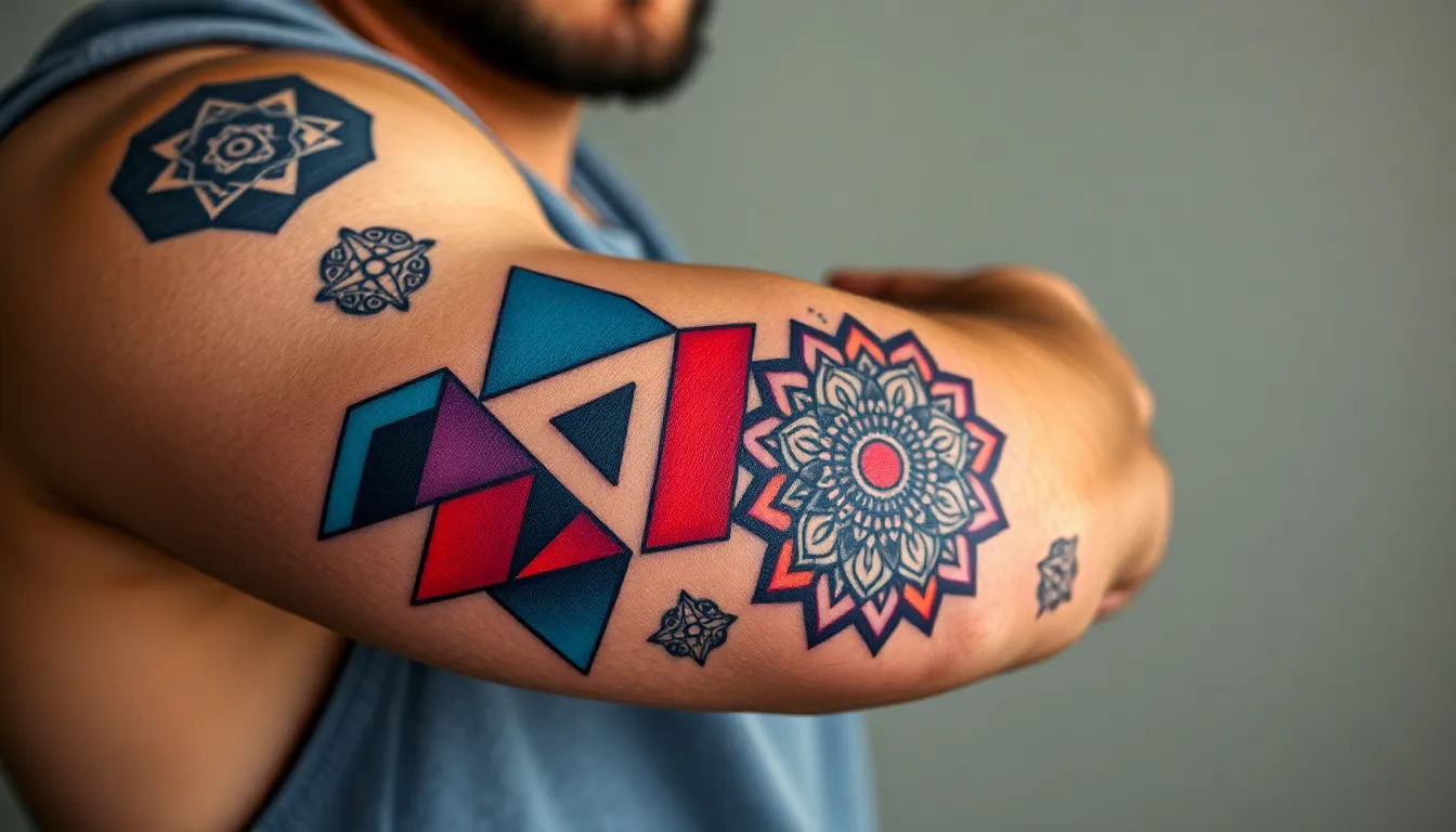 Bold Color Tattoo Ideas for Men's Arms: 50+ Designs That Make a Statement 8 Bold Color Tattoo Ideas for Men's Arms: 50+ Designs That Make a Statement 7