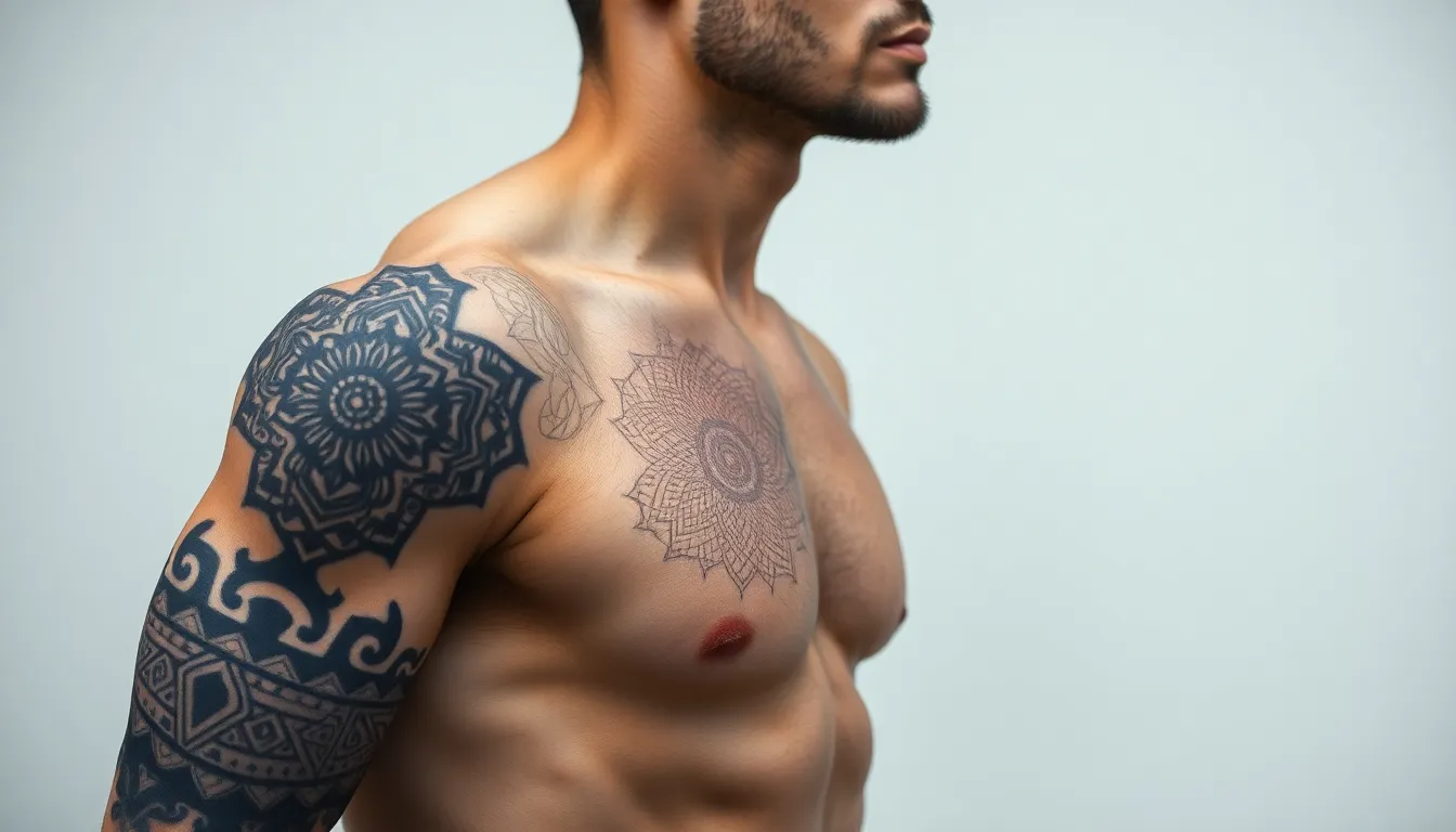 50 Bold Dark Tattoo Ideas for Men: Skulls, Dragons & Gothic Designs 8 50 Bold Dark Tattoo Ideas for Men: Skulls, Dragons & Gothic Designs 7