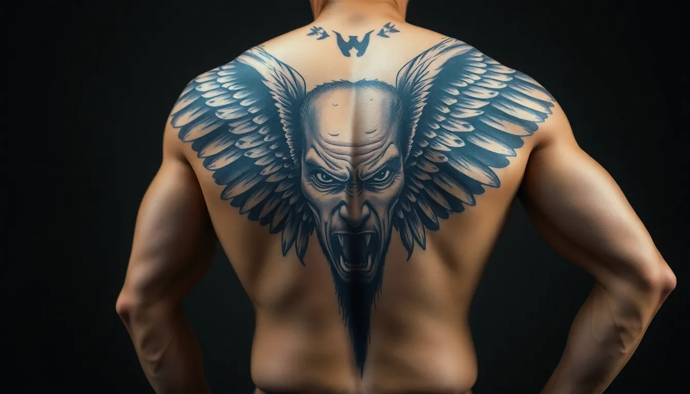 Falling Angel Tattoo for Men: 50+ Powerful Designs & Hidden Meanings Revealed 8 Falling Angel Tattoo for Men: 50+ Powerful Designs & Hidden Meanings Revealed 7