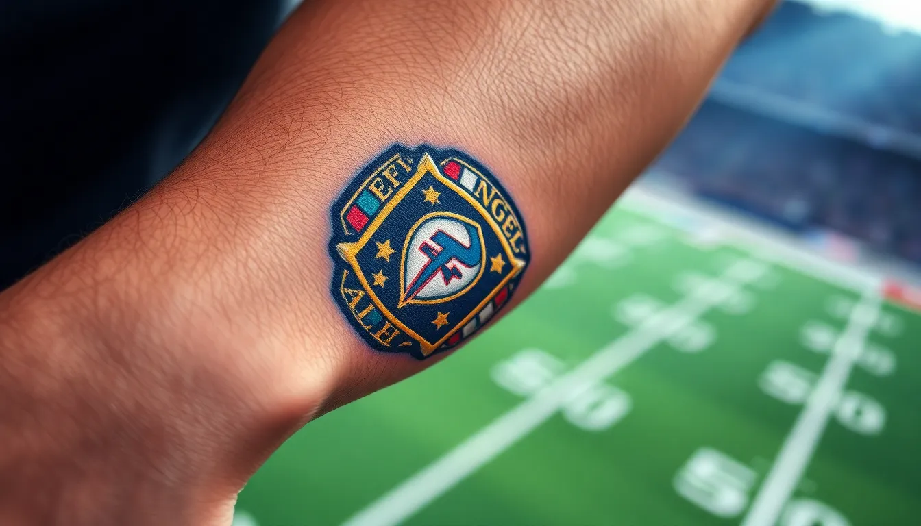 50+ Best Football Tattoo Ideas for Men: Team Logos, Players & Championship Designs 8 50+ Best Football Tattoo Ideas for Men: Team Logos, Players & Championship Designs 7