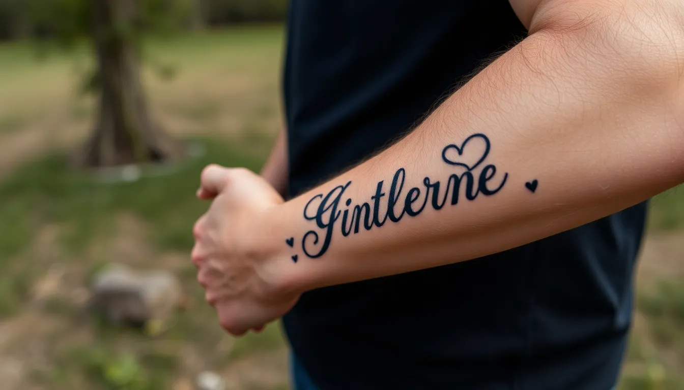 50+ Romantic GF Name Tattoo Ideas for Men: Creative Designs & Placement Tips 8 50+ Romantic GF Name Tattoo Ideas for Men: Creative Designs & Placement Tips 7