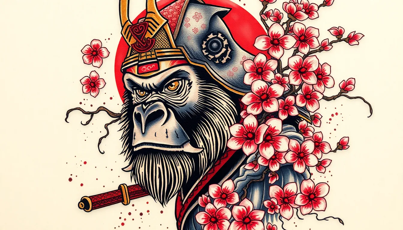50+ Bold Gorilla Tattoo Ideas for Men: From Realistic to Tribal Designs 8 50+ Bold Gorilla Tattoo Ideas for Men: From Realistic to Tribal Designs 7