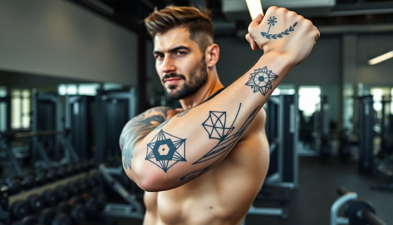50 Epic Gym Tattoo Ideas for Men: Powerful Designs That Show Your Strength 7