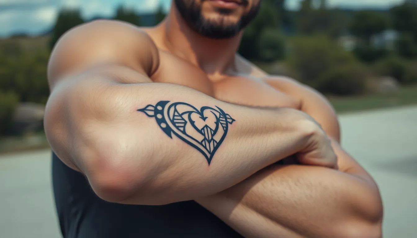 50 Heart Tattoo Designs for Men: Bold Ideas & Meaningful Styles (2025) 8 50 Heart Tattoo Designs for Men: Bold Ideas & Meaningful Styles (2025) 7