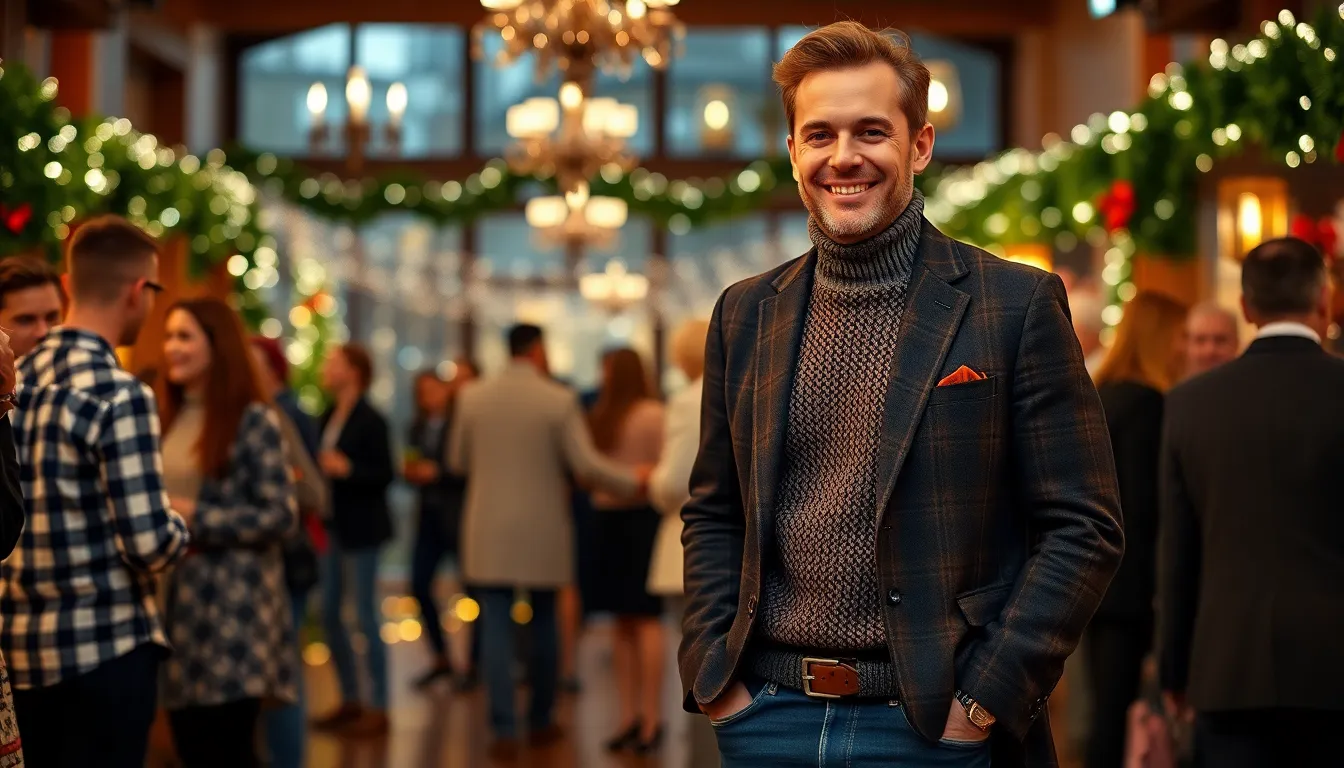 Men's Casual Christmas Party Outfit Ideas That Actually Look Good in 2025 8 Men's Casual Christmas Party Outfit Ideas That Actually Look Good in 2025 7