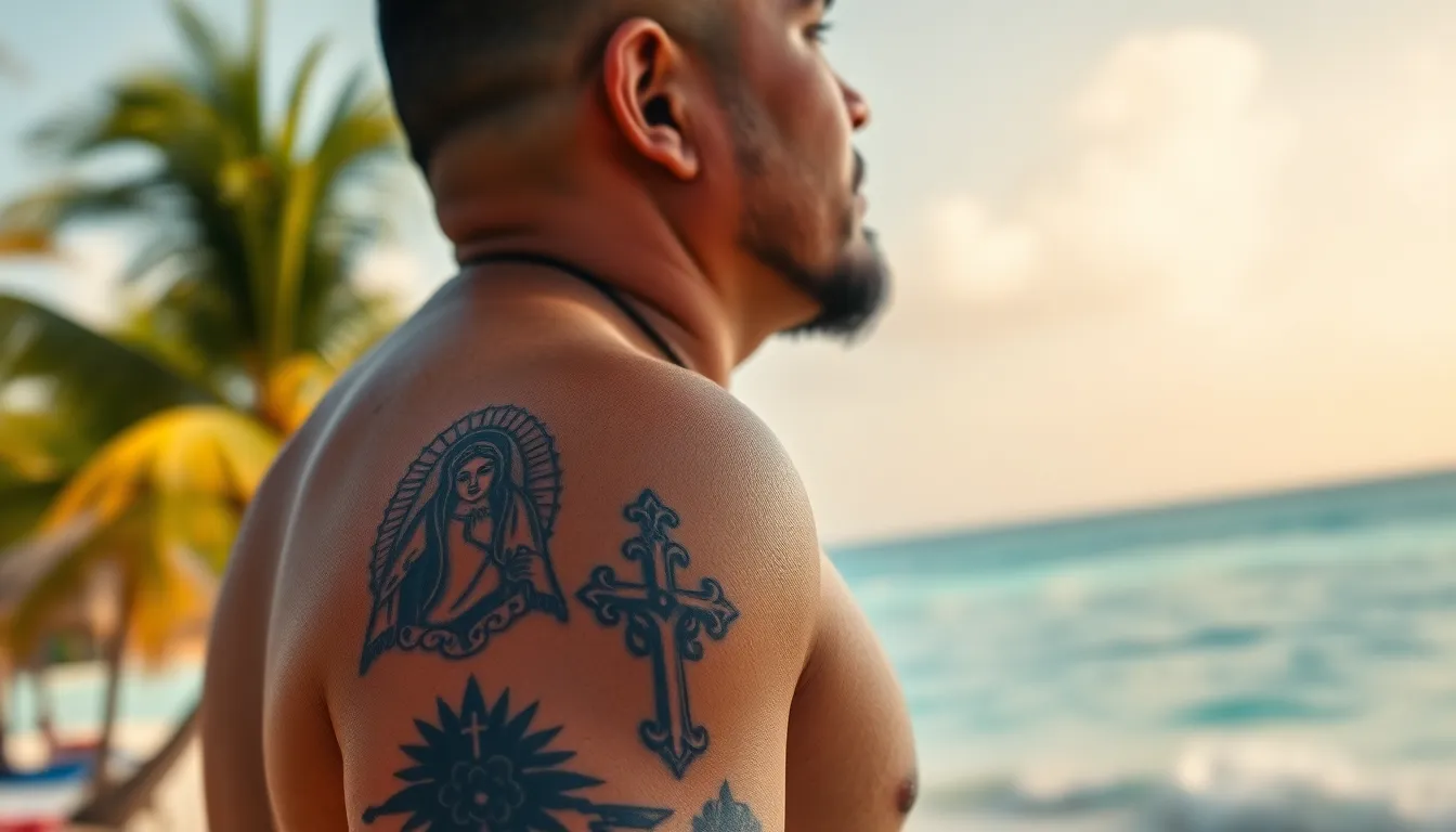 35 Puerto Rico Tattoo Ideas for Men: Flag, Taíno & Cultural Designs That Honor Heritage 8 35 Puerto Rico Tattoo Ideas for Men: Flag, Taíno & Cultural Designs That Honor Heritage 7