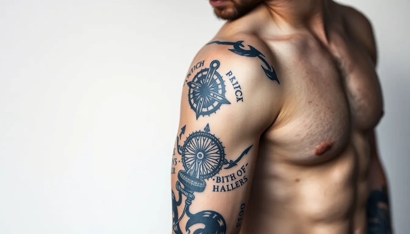 Viking Sleeve Tattoo Ideas for Men: Norse Mythology Designs & Meanings 7