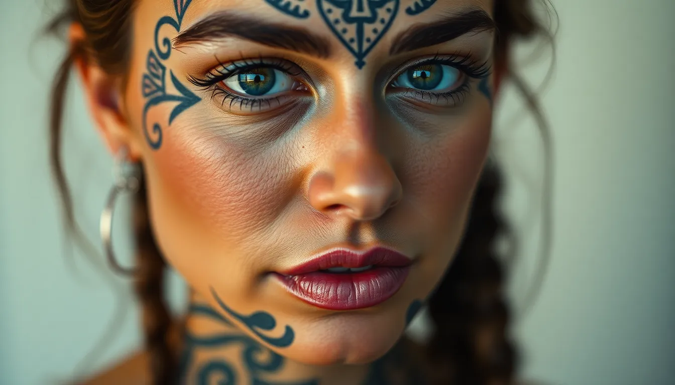 Woman Face Tattoo for Men: 50+ Bold Designs & Artist Tips for 2025 7