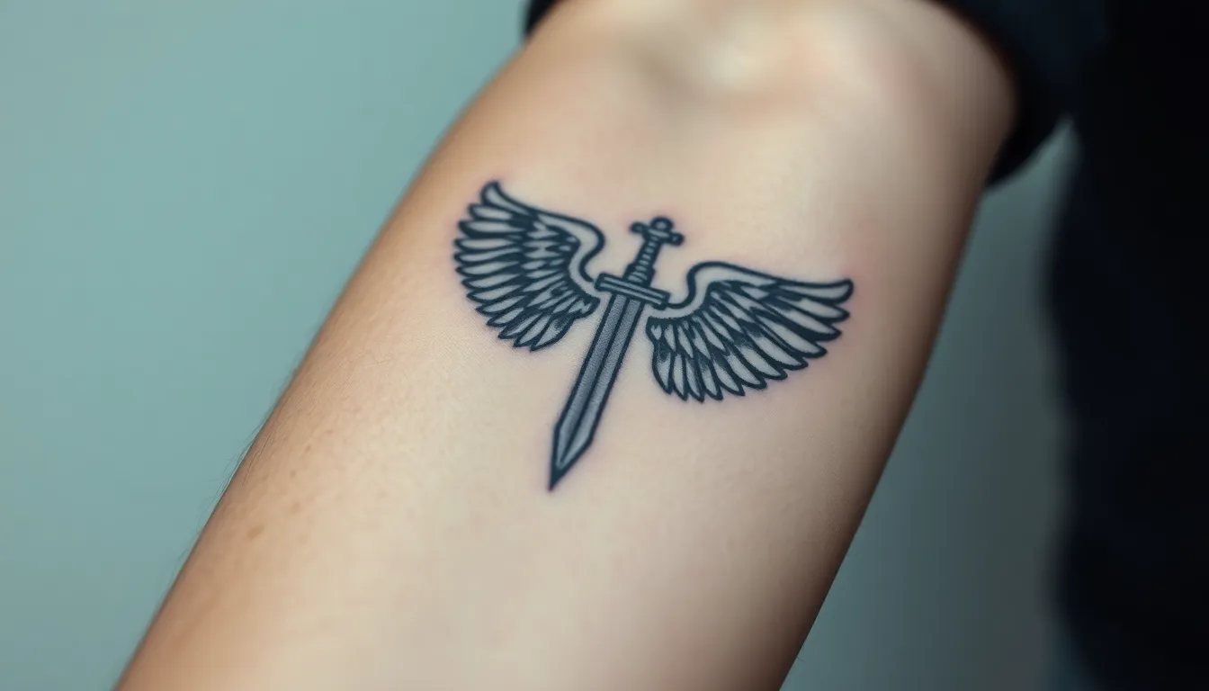 50 Powerful Archangel Michael Tattoo Ideas for Men: Designs That Inspire Protection 10 50 Powerful Archangel Michael Tattoo Ideas for Men: Designs That Inspire Protection 9