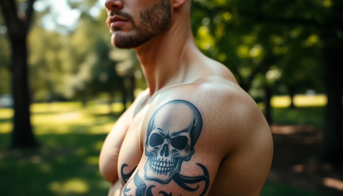 50+ Epic Back Arm Tattoo Ideas for Men: Designs That Actually Look Amazing 10 50+ Epic Back Arm Tattoo Ideas for Men: Designs That Actually Look Amazing 9