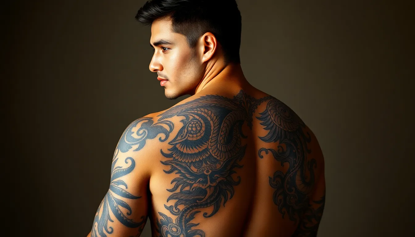 50+ Epic Back Side Tattoo Ideas for Men: From Traditional to Modern Designs 10 50+ Epic Back Side Tattoo Ideas for Men: From Traditional to Modern Designs 9