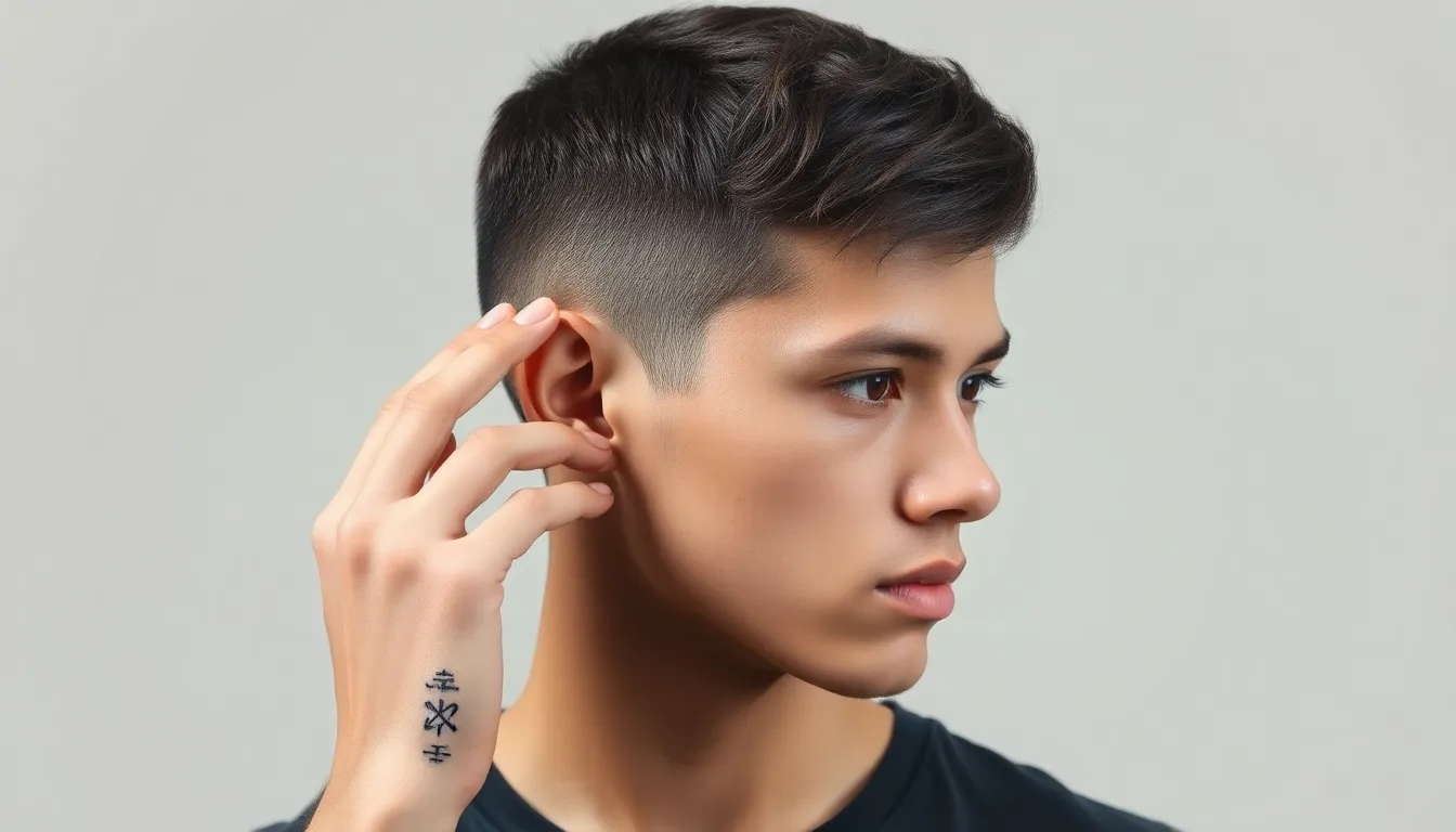 50+ Behind Ear Tattoo Ideas for Men: Discreet Designs That Make a Statement 10 50+ Behind Ear Tattoo Ideas for Men: Discreet Designs That Make a Statement 9