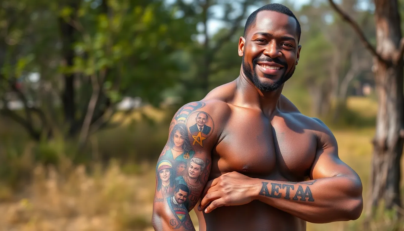 50+ Bold Black Men Sleeve Tattoo Ideas That Celebrate Your Heritage & Style 10 50+ Bold Black Men Sleeve Tattoo Ideas That Celebrate Your Heritage & Style 9