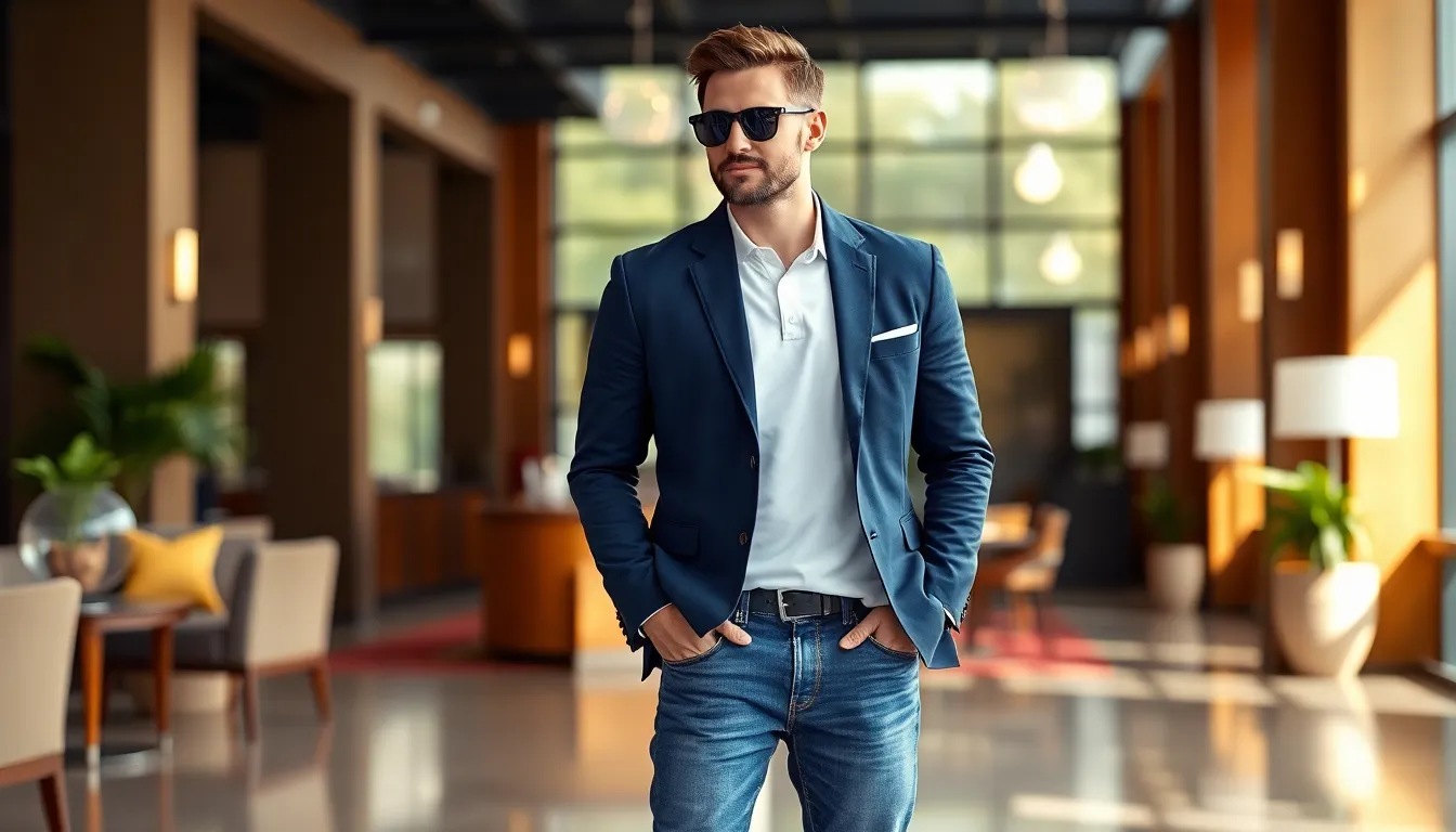 25 Best Blue Jeans Outfit Ideas for Men This Summer (Style Guide 2025) 10 25 Best Blue Jeans Outfit Ideas for Men This Summer (Style Guide 2025) 9