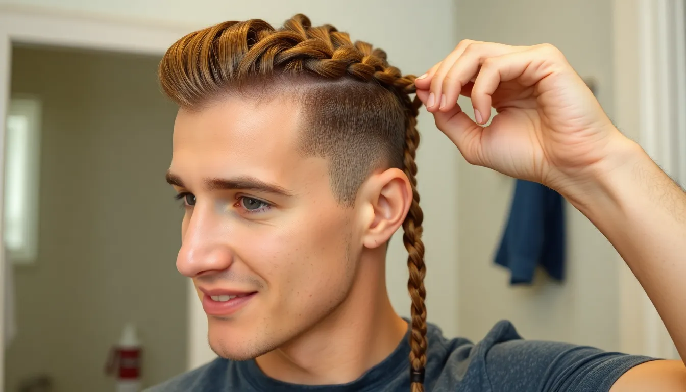 25 Stylish Braids for Men with Short Hair: Easy Techniques & Modern Styles 10 25 Stylish Braids for Men with Short Hair: Easy Techniques & Modern Styles 9