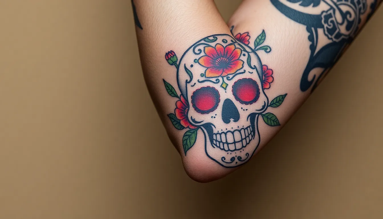 50+ Candy Skull Tattoo Ideas for Men: Bold Designs & Cultural Meanings Explained 9