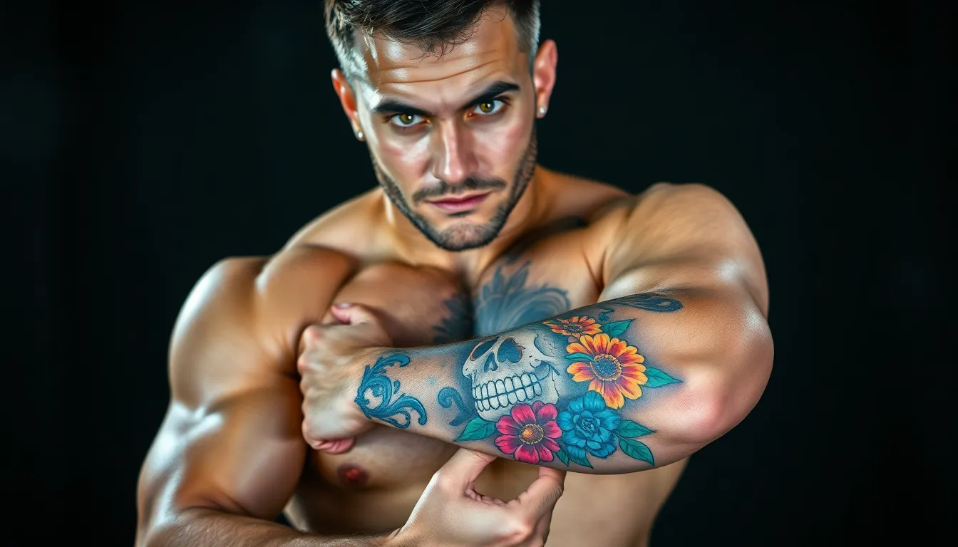Bold Color Tattoo Ideas for Men's Arms: 50+ Designs That Make a Statement 10 Bold Color Tattoo Ideas for Men's Arms: 50+ Designs That Make a Statement 9