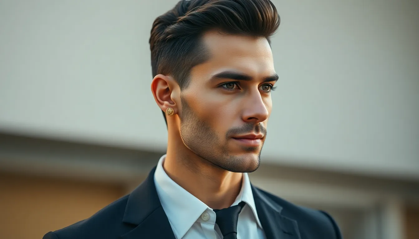 Best Gold Earrings for Men: Stylish Studs, Hoops & Designer Options 2025 9