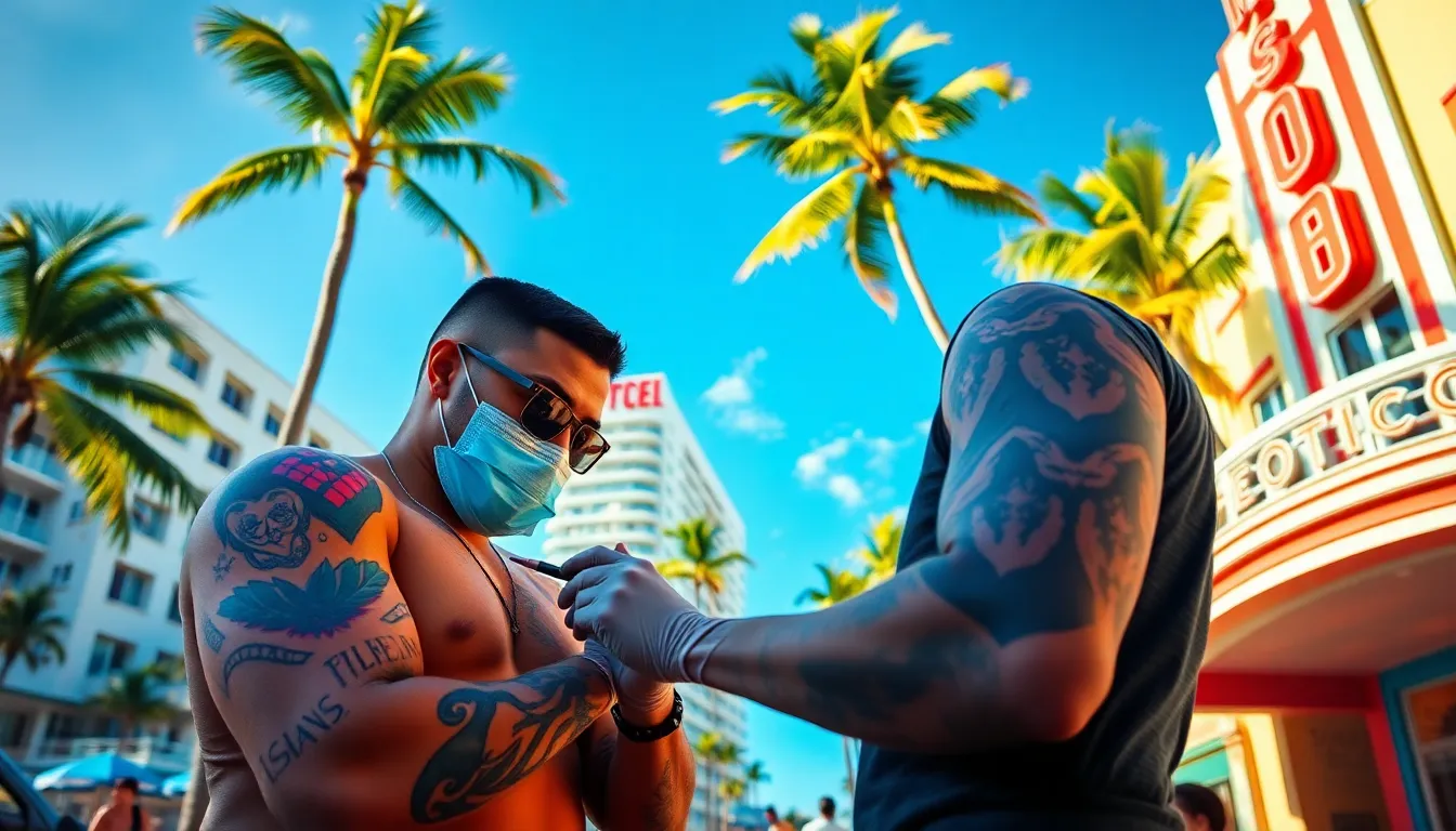 25 Bold Florida Tattoo Ideas for Men: From Gators to Miami Skylines 10 25 Bold Florida Tattoo Ideas for Men: From Gators to Miami Skylines 9