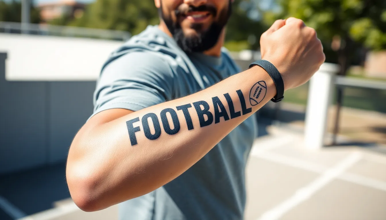 50+ Best Football Tattoo Ideas for Men: Team Logos, Players & Championship Designs 10 50+ Best Football Tattoo Ideas for Men: Team Logos, Players & Championship Designs 9