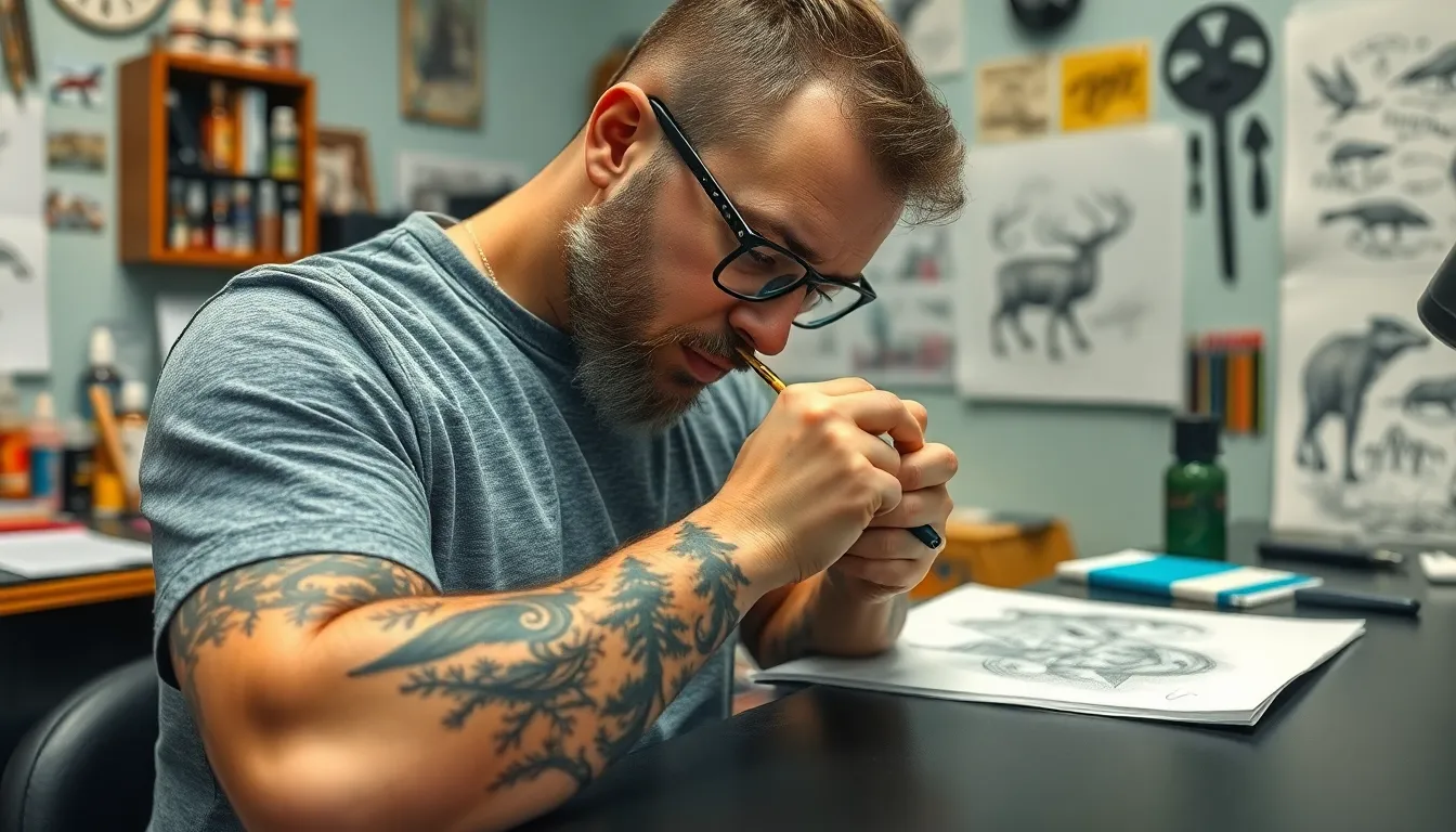 50 Forest Sleeve Tattoo Ideas for Men: Nature-Inspired Designs & Placement Tips 10 50 Forest Sleeve Tattoo Ideas for Men: Nature-Inspired Designs & Placement Tips 9