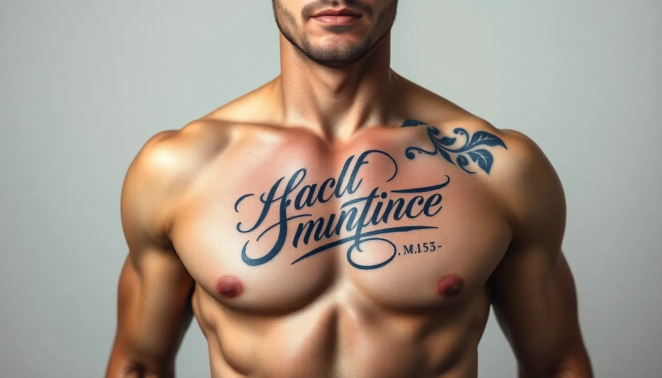 50 Bold Half Chest Tattoo Ideas for Men: Designs That Make a Statement 9