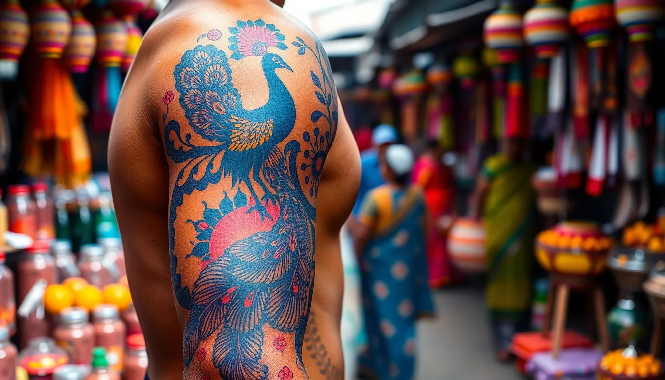 50+ Indian Tattoo Designs for Men: From Mandalas to Modern Fusion Art 10 50+ Indian Tattoo Designs for Men: From Mandalas to Modern Fusion Art 9