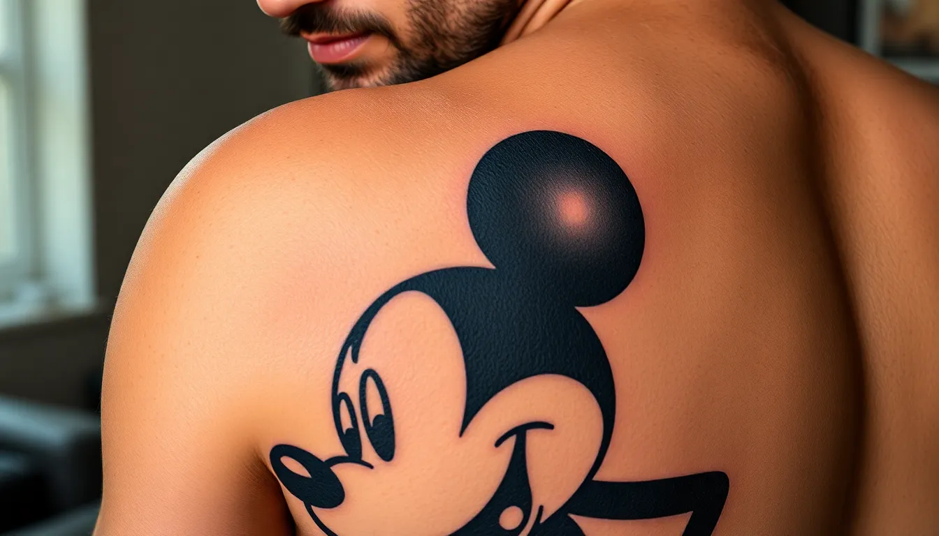 Mickey Mouse Tattoo Ideas for Men: 50+ Bold Designs That Redefine Masculine Ink 10 Mickey Mouse Tattoo Ideas for Men: 50+ Bold Designs That Redefine Masculine Ink 9