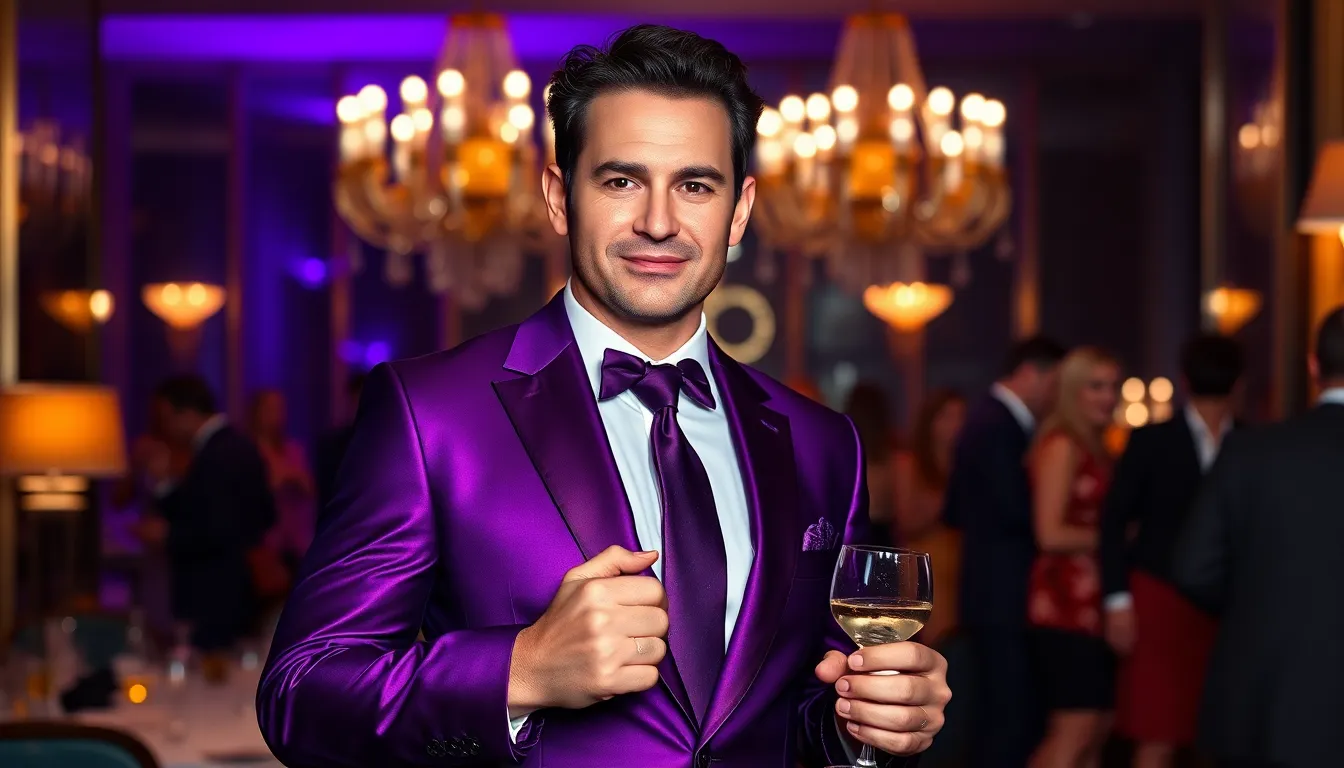 Purple Formal Outfits for Men: Style Guide to Wearing Purple Like a Pro 10 Purple Formal Outfits for Men: Style Guide to Wearing Purple Like a Pro 9
