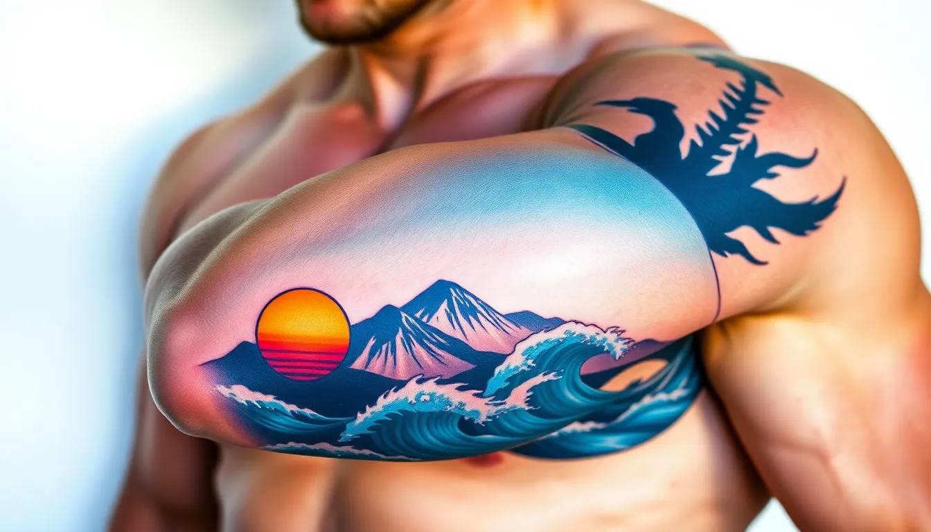 50+ Epic Tricep Tattoo Ideas for Men: Bold Designs That Turn Heads 10 50+ Epic Tricep Tattoo Ideas for Men: Bold Designs That Turn Heads 9