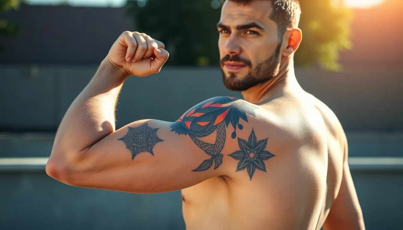 Under Bicep Tattoo for Men: Complete Guide to Placement, Pain & Designs 10 Under Bicep Tattoo for Men: Complete Guide to Placement, Pain & Designs 9
