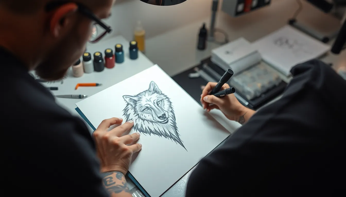 50 Wolf Forearm Tattoo Ideas for Men: Designs, Styles & Meaning Guide 10 50 Wolf Forearm Tattoo Ideas for Men: Designs, Styles & Meaning Guide 9