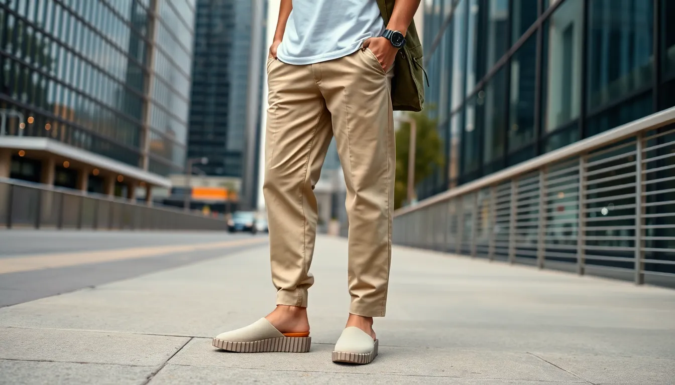 25 Fresh Yeezy Slides Outfit Ideas for Men That Actually Look Good 10 25 Fresh Yeezy Slides Outfit Ideas for Men That Actually Look Good 9