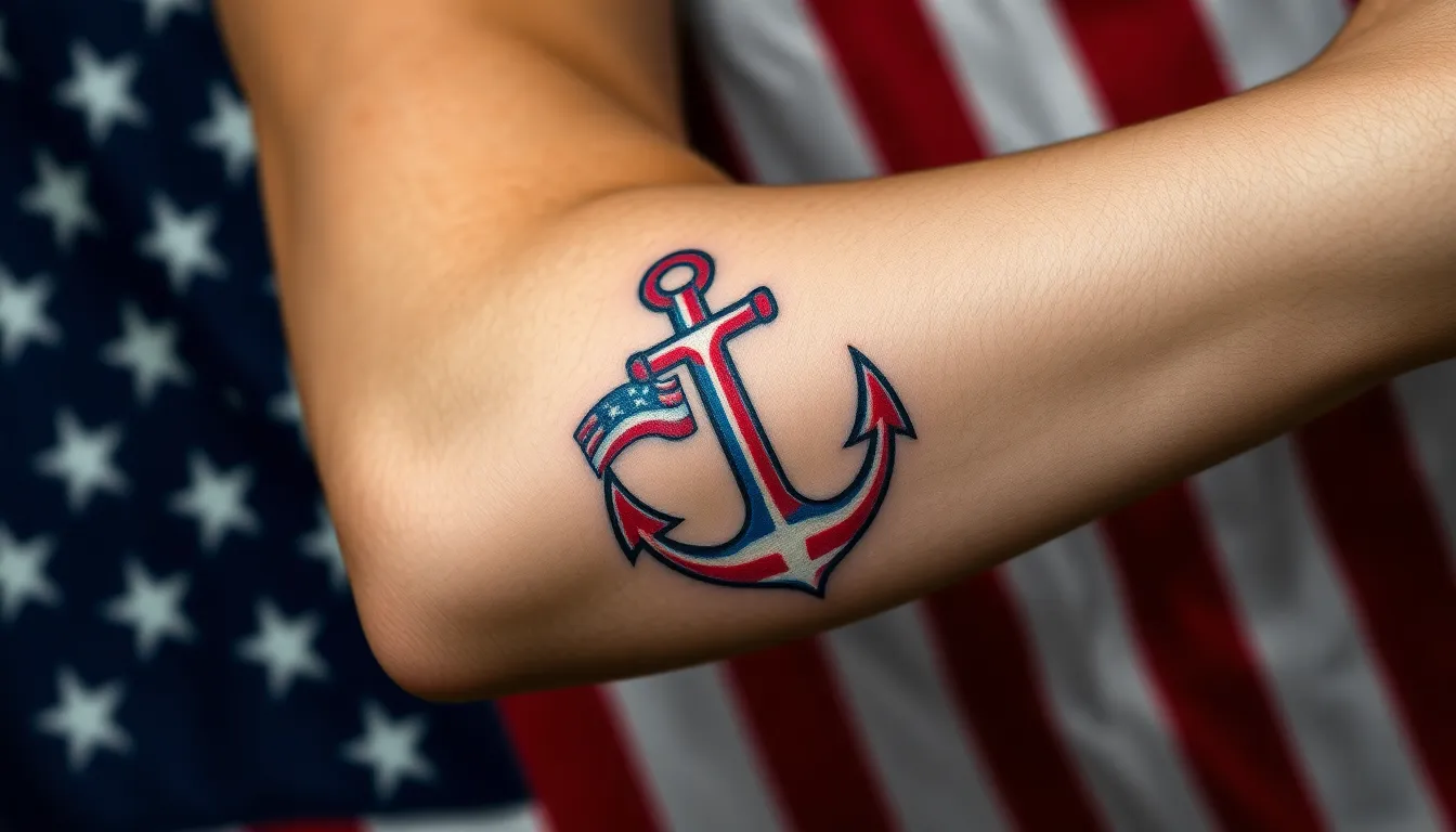 50 Bold Anchor Tattoo Designs for Men: From Classic to Modern Styles 12 50 Bold Anchor Tattoo Designs for Men: From Classic to Modern Styles 11
