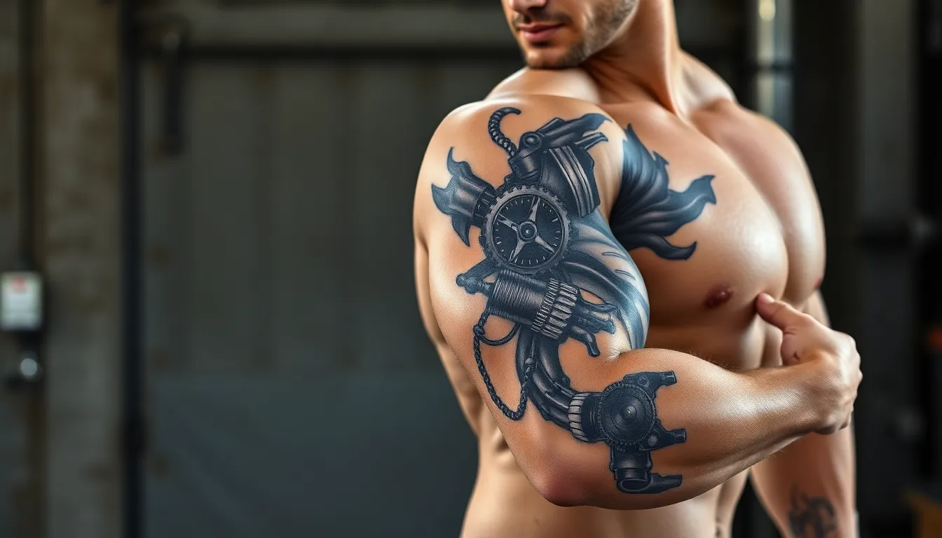 50+ Black and Gray Tattoo Design Ideas for Men (2025 Guide) 11