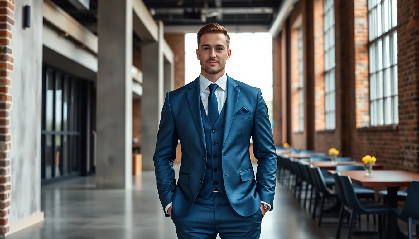 Best Blue Suits for Men Wedding: Navy, Royal & Light Blue Guide 2025 12 Best Blue Suits for Men Wedding: Navy, Royal & Light Blue Guide 2025 11
