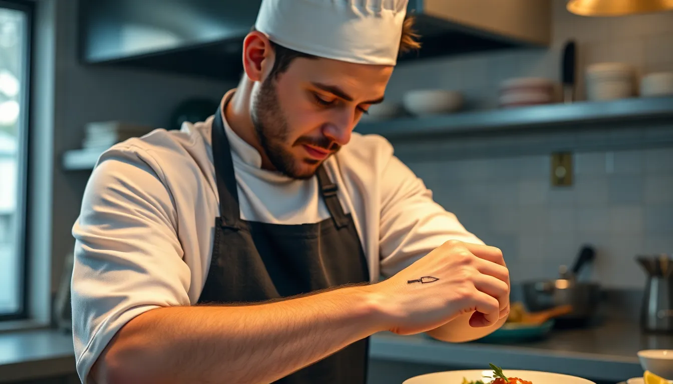 50+ Bold Chef Tattoo Ideas for Men: From Kitchen Tools to Culinary Art 12 50+ Bold Chef Tattoo Ideas for Men: From Kitchen Tools to Culinary Art 11