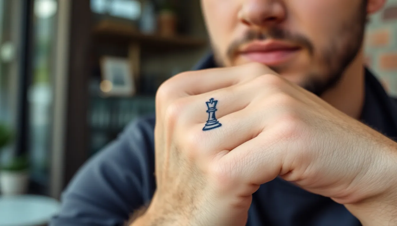 25 Epic Chess Tattoo Ideas for Men: From Kings to Checkmate Designs 12 25 Epic Chess Tattoo Ideas for Men: From Kings to Checkmate Designs 11