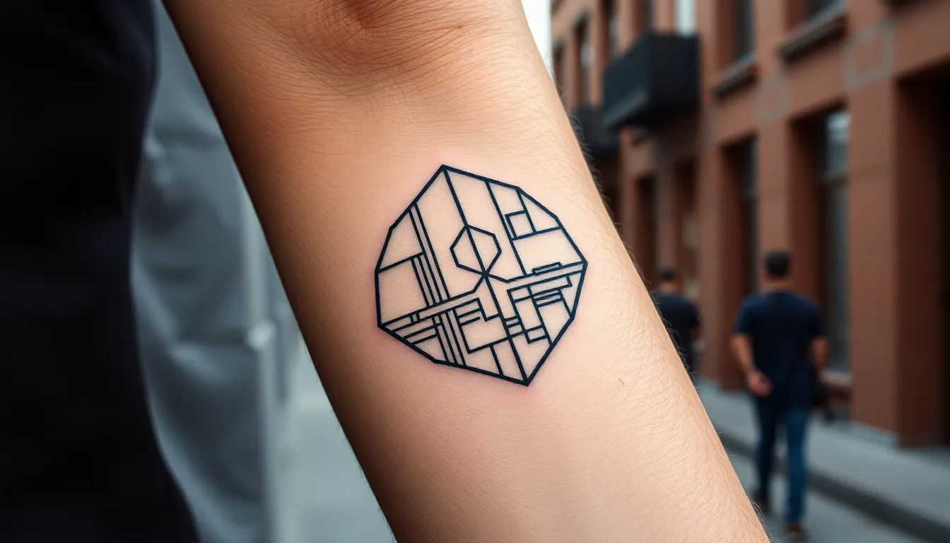 50 Stunning City Tattoo Ideas for Men: Urban Skylines & Street Art Designs 11