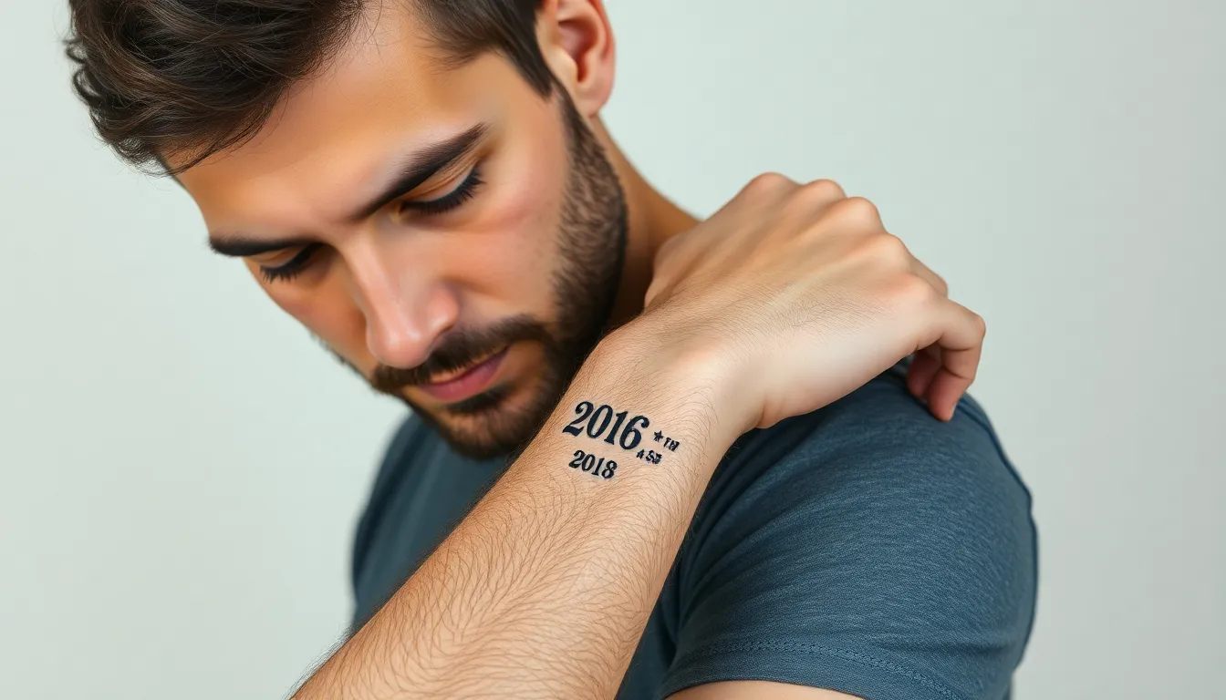 50+ Meaningful Date Tattoo Ideas for Men: Honor Your Most Important Moments 12 50+ Meaningful Date Tattoo Ideas for Men: Honor Your Most Important Moments 11