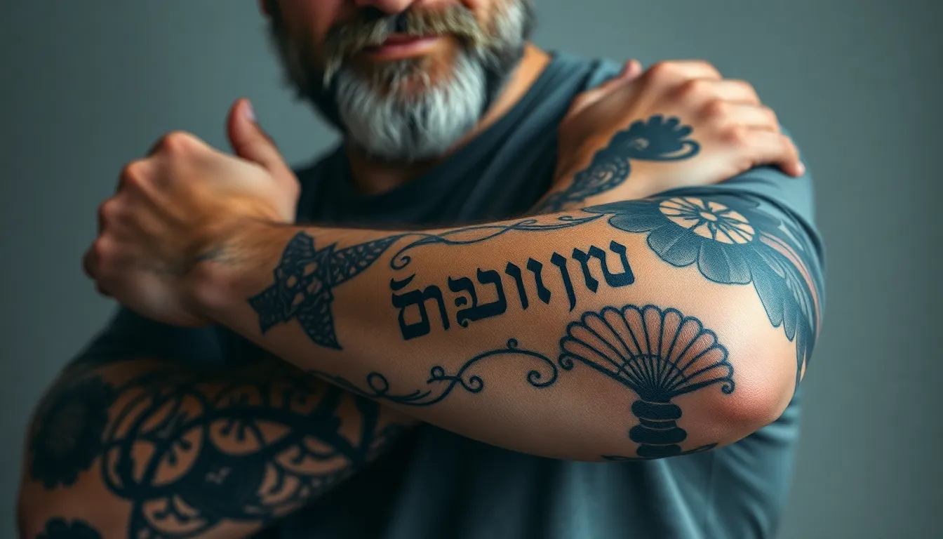 50+ Meaningful Daughter Name Tattoo Ideas for Men: From Script to Symbols 12 50+ Meaningful Daughter Name Tattoo Ideas for Men: From Script to Symbols 11