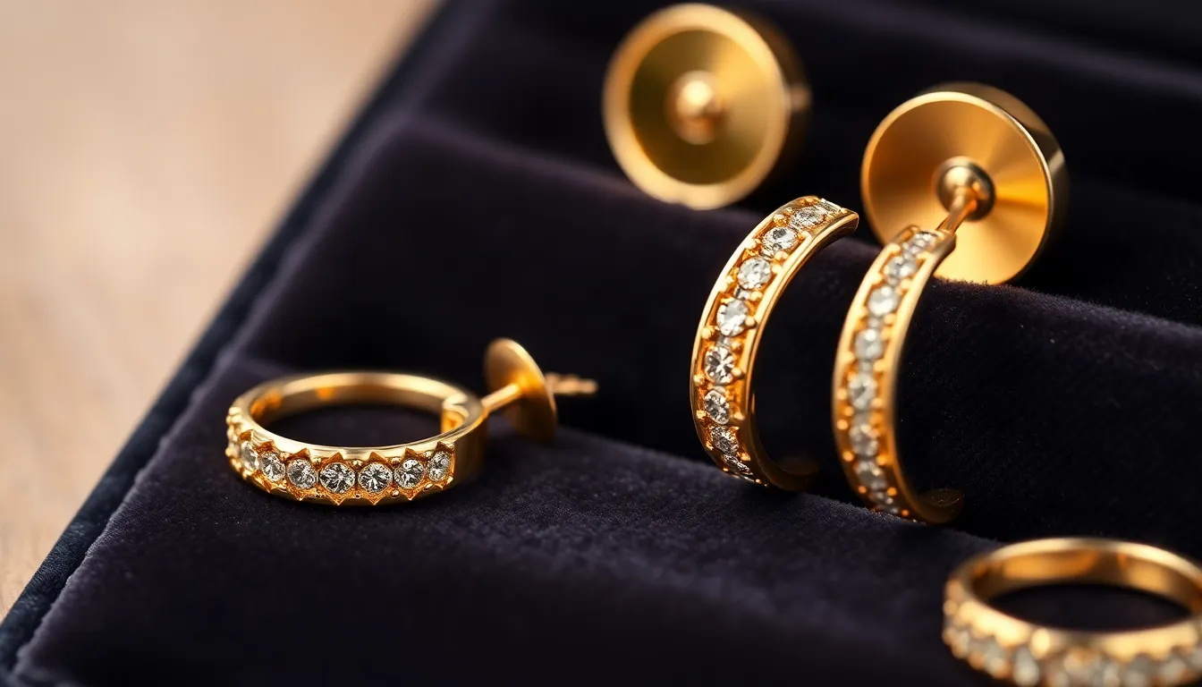 Best Gold Earrings for Men: Stylish Studs, Hoops & Designer Options 2025 11