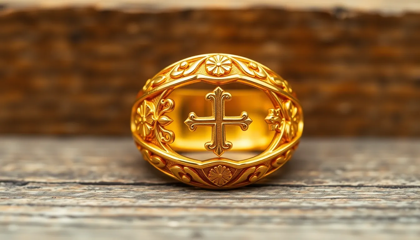 25 Stunning Gold God Rings for Men: Divine Style Meets Masculine Power 12 25 Stunning Gold God Rings for Men: Divine Style Meets Masculine Power 11