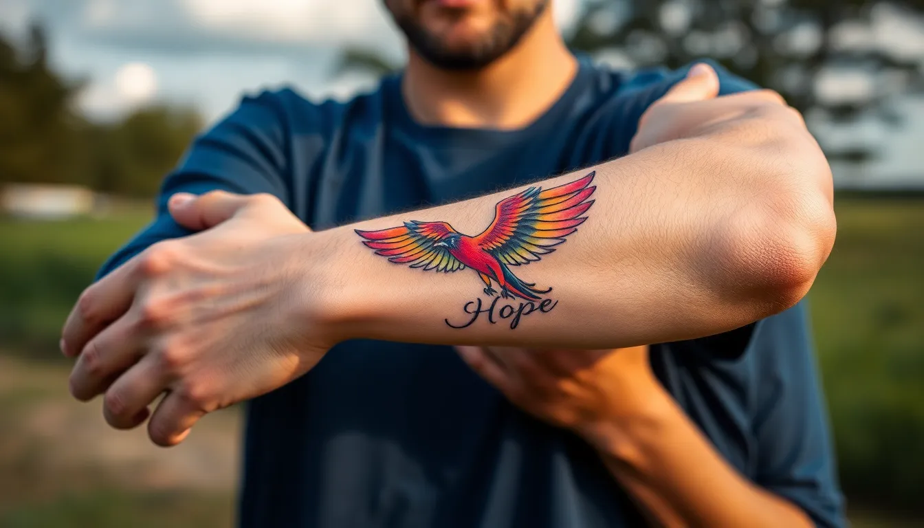 50+ Bold Hope Tattoo Ideas for Men That Symbolize Strength & Resilience 12 50+ Bold Hope Tattoo Ideas for Men That Symbolize Strength & Resilience 11
