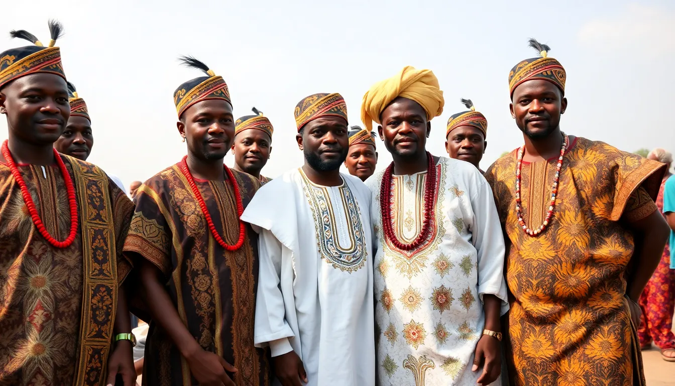 Ijaw Traditional Attire for Men: Complete Guide to George Wrappers & Cultural Dress 12 Ijaw Traditional Attire for Men: Complete Guide to George Wrappers & Cultural Dress 11